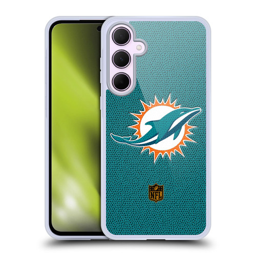 NFL Miami Dolphins Logo Football Soft Gel Case for Samsung Galaxy A35 5G