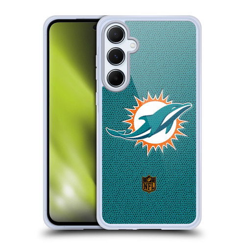 NFL Miami Dolphins Logo Football Soft Gel Case for Samsung Galaxy A55 5G