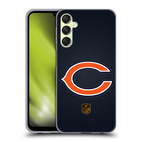 NFL Chicago Bears Logo Football Soft Gel Case for Samsung Galaxy A24 4G / M34 5G