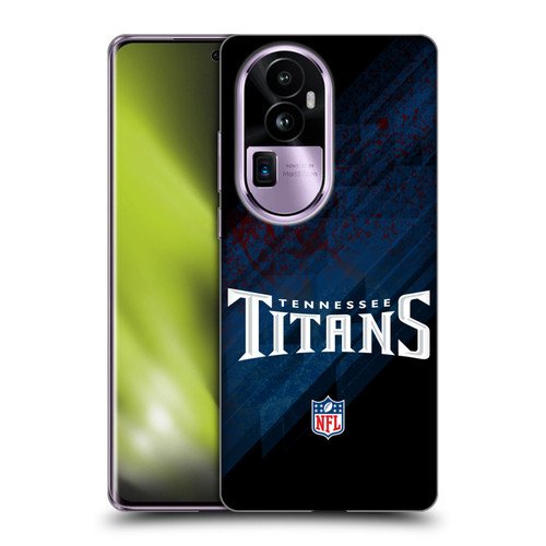 NFL Tennessee Titans Logo Blur Soft Gel Case for OPPO Reno10 Pro+