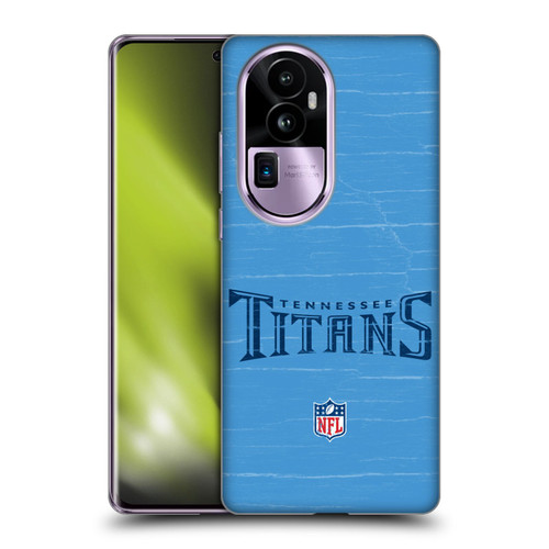 NFL Tennessee Titans Logo Distressed Look Soft Gel Case for OPPO Reno10 Pro+