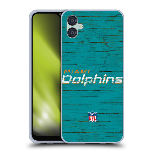 NFL Miami Dolphins Logo Distressed Look Soft Gel Case for Samsung Galaxy M04 5G / A04e