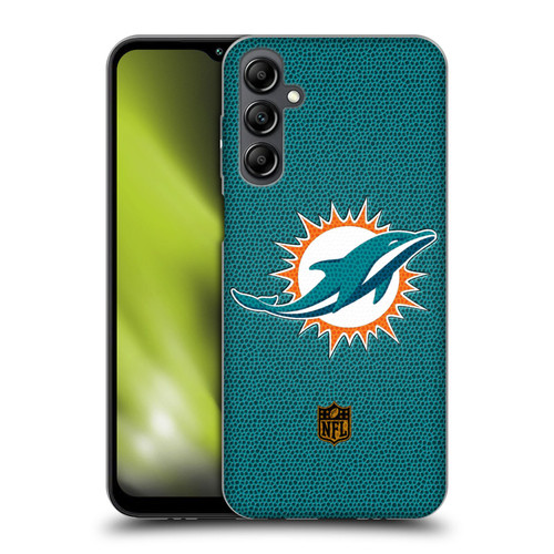 NFL Miami Dolphins Logo Football Soft Gel Case for Samsung Galaxy M14 5G