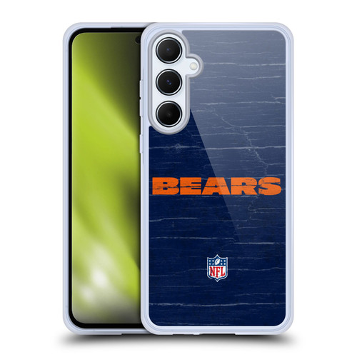 NFL Chicago Bears Logo Distressed Look Soft Gel Case for Samsung Galaxy A55 5G