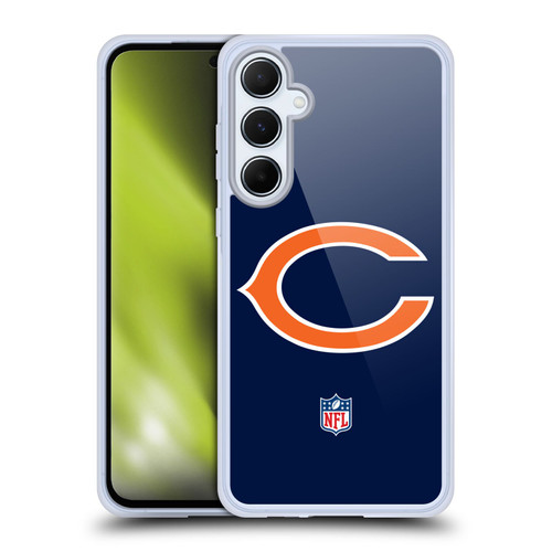 NFL Chicago Bears Logo Plain Soft Gel Case for Samsung Galaxy A55 5G