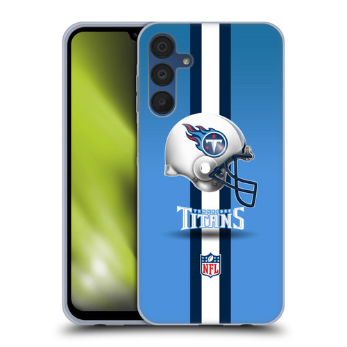 NFL Tennessee Titans Logo Helmet Soft Gel Case for Samsung Galaxy A15