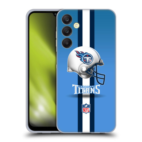 NFL Tennessee Titans Logo Helmet Soft Gel Case for Samsung Galaxy A25 5G