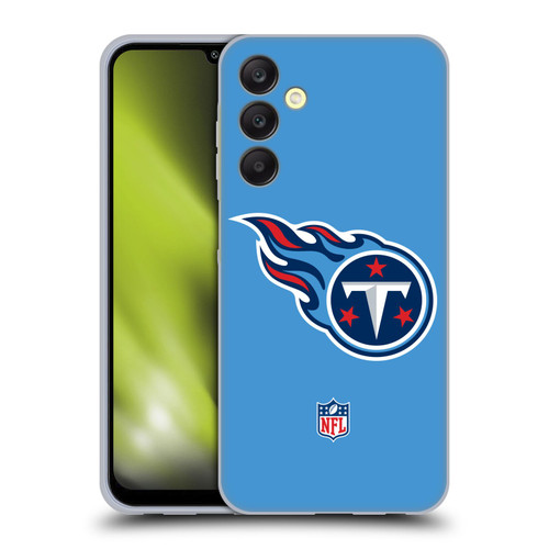 NFL Tennessee Titans Logo Plain Soft Gel Case for Samsung Galaxy A25 5G