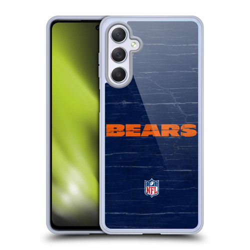 NFL Chicago Bears Logo Distressed Look Soft Gel Case for Samsung Galaxy M54 5G