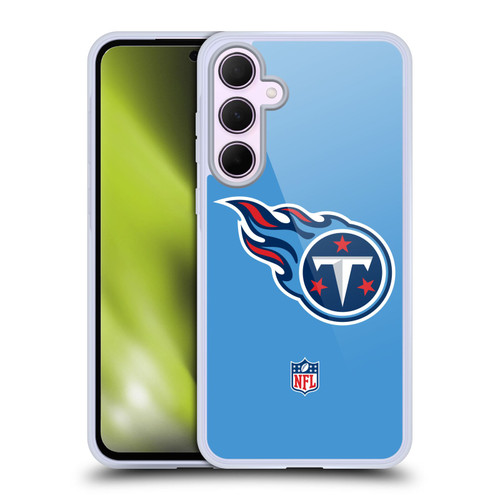 NFL Tennessee Titans Logo Plain Soft Gel Case for Samsung Galaxy A35 5G