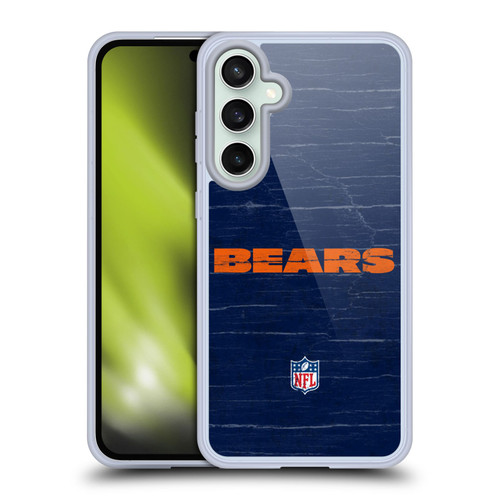 NFL Chicago Bears Logo Distressed Look Soft Gel Case for Samsung Galaxy S23 FE 5G