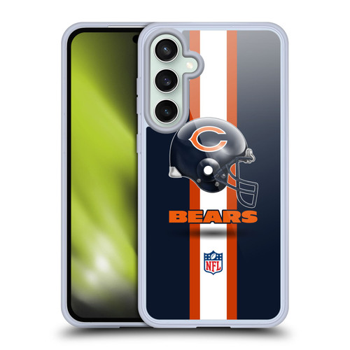NFL Chicago Bears Logo Helmet Soft Gel Case for Samsung Galaxy S23 FE 5G