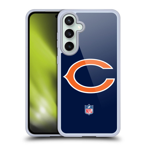 NFL Chicago Bears Logo Plain Soft Gel Case for Samsung Galaxy S23 FE 5G