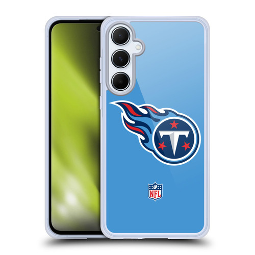 NFL Tennessee Titans Logo Plain Soft Gel Case for Samsung Galaxy A55 5G