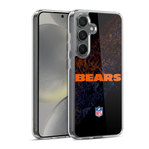 NFL Chicago Bears Logo Blur Soft Gel Case for Samsung Galaxy S24 5G