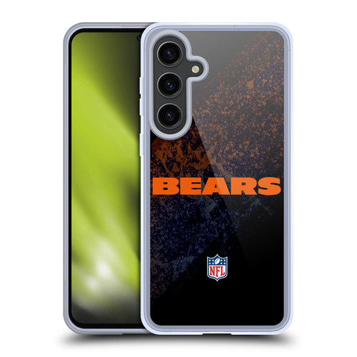 NFL Chicago Bears Logo Blur Soft Gel Case for Samsung Galaxy S24+ 5G