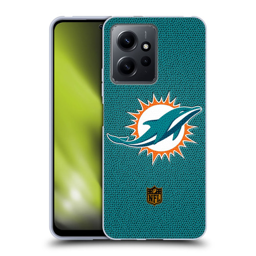 NFL Miami Dolphins Logo Football Soft Gel Case for Xiaomi Redmi Note 12 4G
