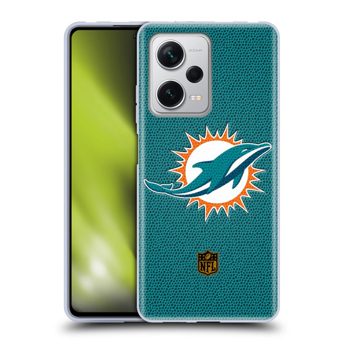 NFL Miami Dolphins Logo Football Soft Gel Case for Xiaomi Redmi Note 12 Pro+ 5G