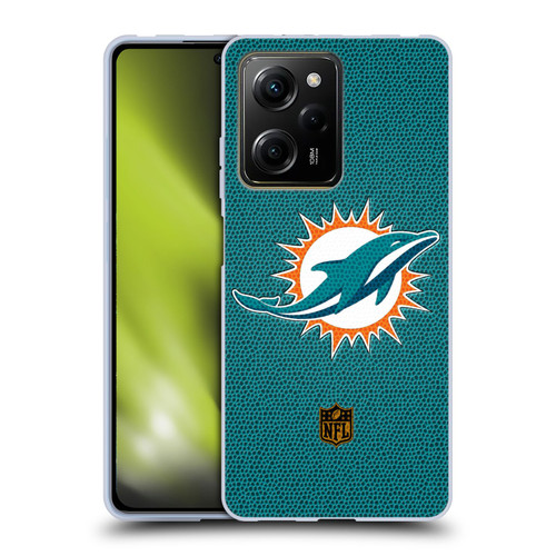 NFL Miami Dolphins Logo Football Soft Gel Case for Xiaomi Redmi Note 12 Pro 5G