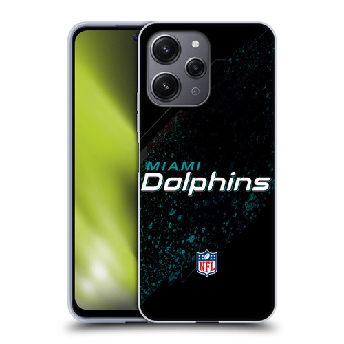 NFL Miami Dolphins Logo Blur Soft Gel Case for Xiaomi Redmi 12
