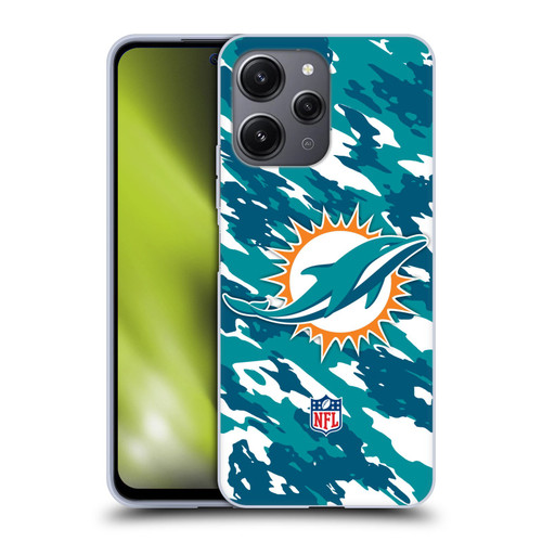 NFL Miami Dolphins Logo Camou Soft Gel Case for Xiaomi Redmi 12