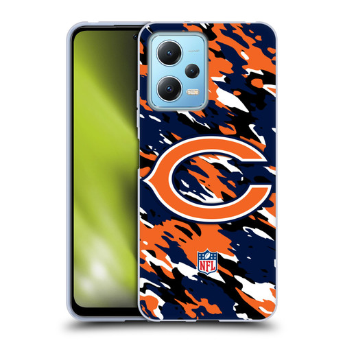 NFL Chicago Bears Logo Camou Soft Gel Case for Xiaomi Redmi Note 12 5G