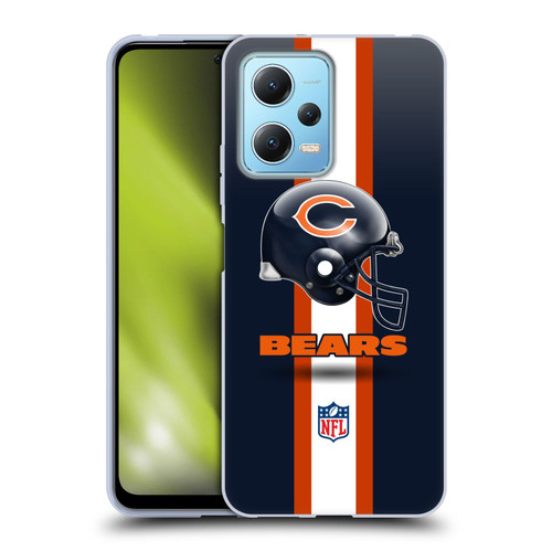 NFL Chicago Bears Logo Helmet Soft Gel Case for Xiaomi Redmi Note 12 5G