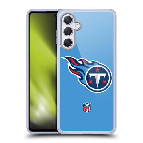 NFL Tennessee Titans Logo Plain Soft Gel Case for Samsung Galaxy M54 5G