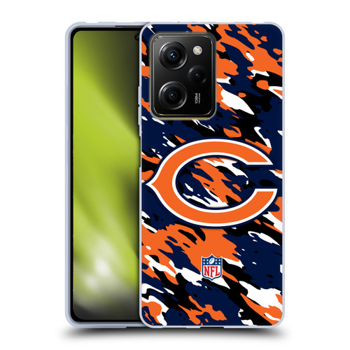 NFL Chicago Bears Logo Camou Soft Gel Case for Xiaomi Redmi Note 12 Pro 5G