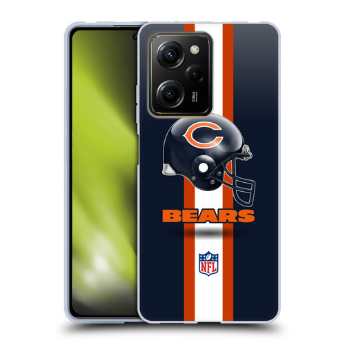 NFL Chicago Bears Logo Helmet Soft Gel Case for Xiaomi Redmi Note 12 Pro 5G
