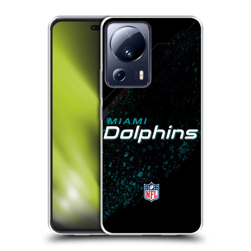 NFL Miami Dolphins Logo Blur Soft Gel Case for Xiaomi 13 Lite 5G