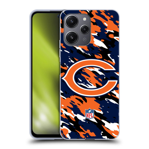 NFL Chicago Bears Logo Camou Soft Gel Case for Xiaomi Redmi 12