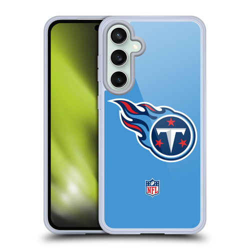 NFL Tennessee Titans Logo Plain Soft Gel Case for Samsung Galaxy S23 FE 5G