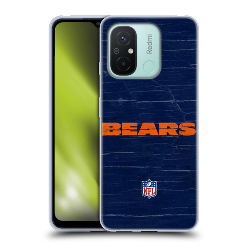 NFL Chicago Bears Logo Distressed Look Soft Gel Case for Xiaomi Redmi 12C