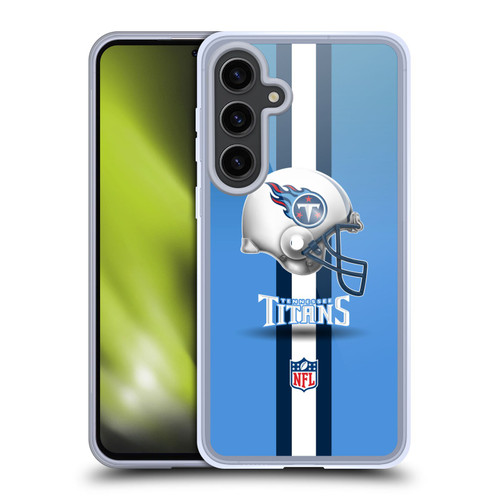 NFL Tennessee Titans Logo Helmet Soft Gel Case for Samsung Galaxy S24+ 5G