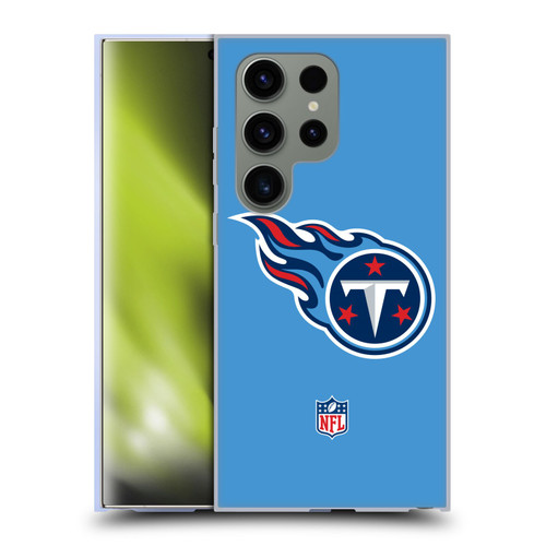 NFL Tennessee Titans Logo Plain Soft Gel Case for Samsung Galaxy S24 Ultra 5G