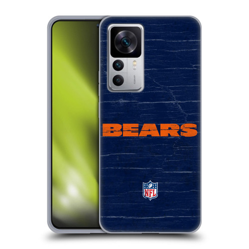 NFL Chicago Bears Logo Distressed Look Soft Gel Case for Xiaomi 12T 5G / 12T Pro 5G / Redmi K50 Ultra 5G