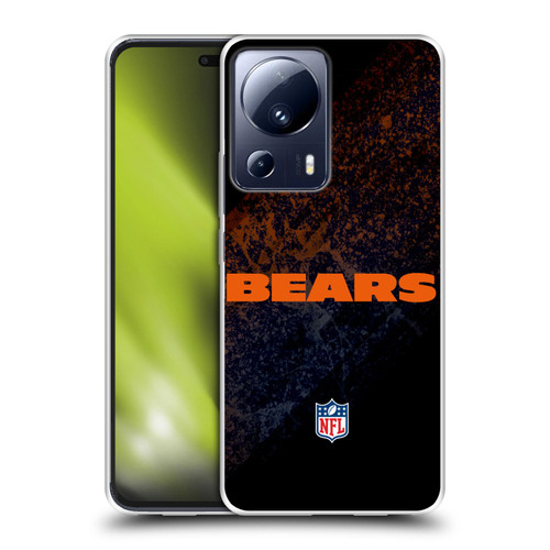 NFL Chicago Bears Logo Blur Soft Gel Case for Xiaomi 13 Lite 5G