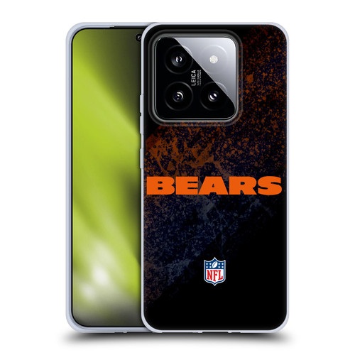 NFL Chicago Bears Logo Blur Soft Gel Case for Xiaomi 14