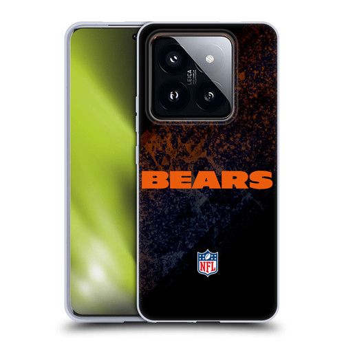 NFL Chicago Bears Logo Blur Soft Gel Case for Xiaomi 14 Pro