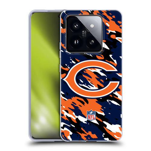 NFL Chicago Bears Logo Camou Soft Gel Case for Xiaomi 14 Pro