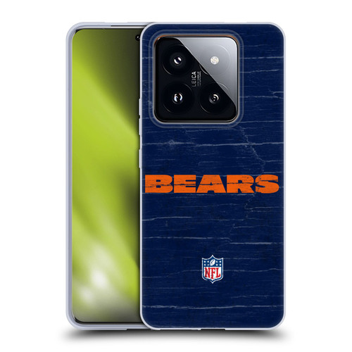 NFL Chicago Bears Logo Distressed Look Soft Gel Case for Xiaomi 14 Pro