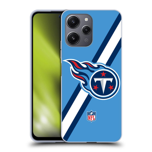 NFL Tennessee Titans Logo Stripes Soft Gel Case for Xiaomi Redmi 12