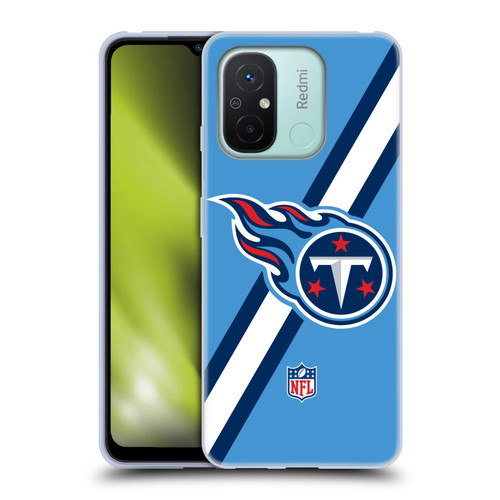 NFL Tennessee Titans Logo Stripes Soft Gel Case for Xiaomi Redmi 12C