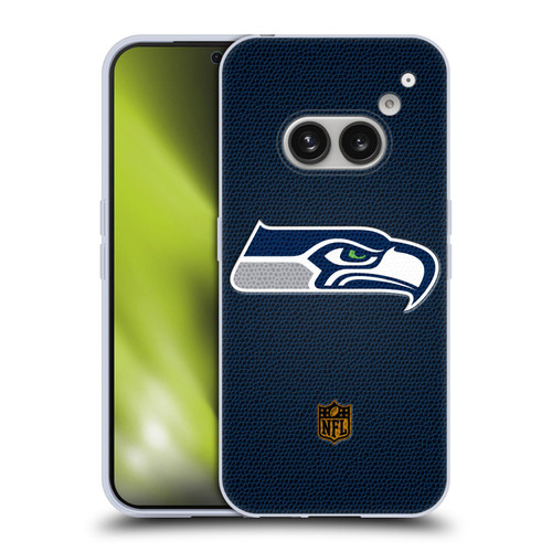 NFL Seattle Seahawks Logo Football Soft Gel Case for Nothing Phone (2a)