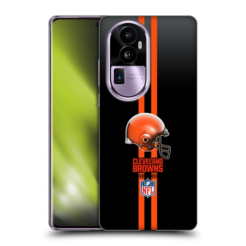 NFL Cleveland Browns Logo Helmet Soft Gel Case for OPPO Reno10 Pro+