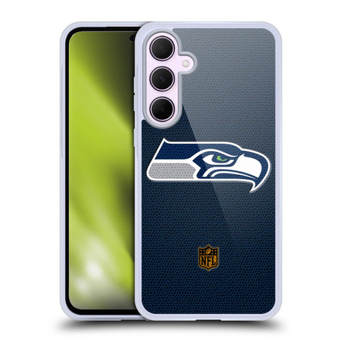 NFL Seattle Seahawks Logo Football Soft Gel Case for Samsung Galaxy A35 5G