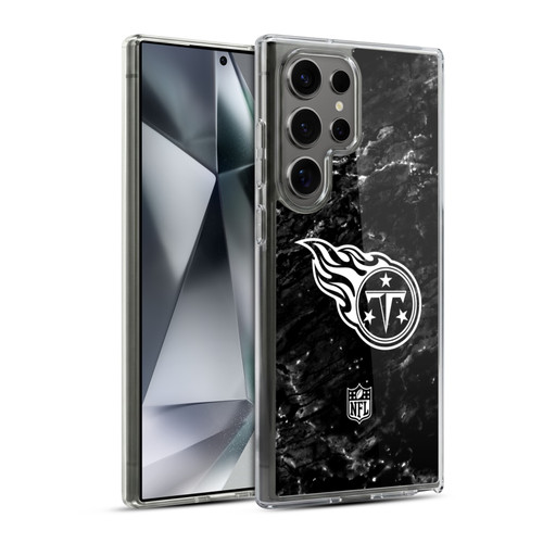 NFL Tennessee Titans Artwork Marble Soft Gel Case for Samsung Galaxy S24 Ultra 5G & MagSafe