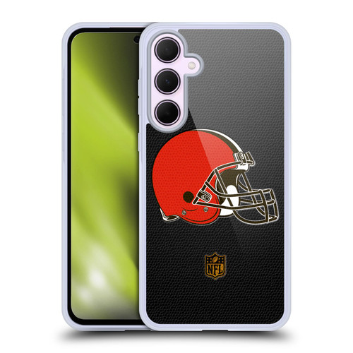 NFL Cleveland Browns Logo Football Soft Gel Case for Samsung Galaxy A35 5G
