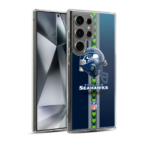 NFL Seattle Seahawks Logo Helmet Soft Gel Case for Samsung Galaxy S24 Ultra 5G & MagSafe